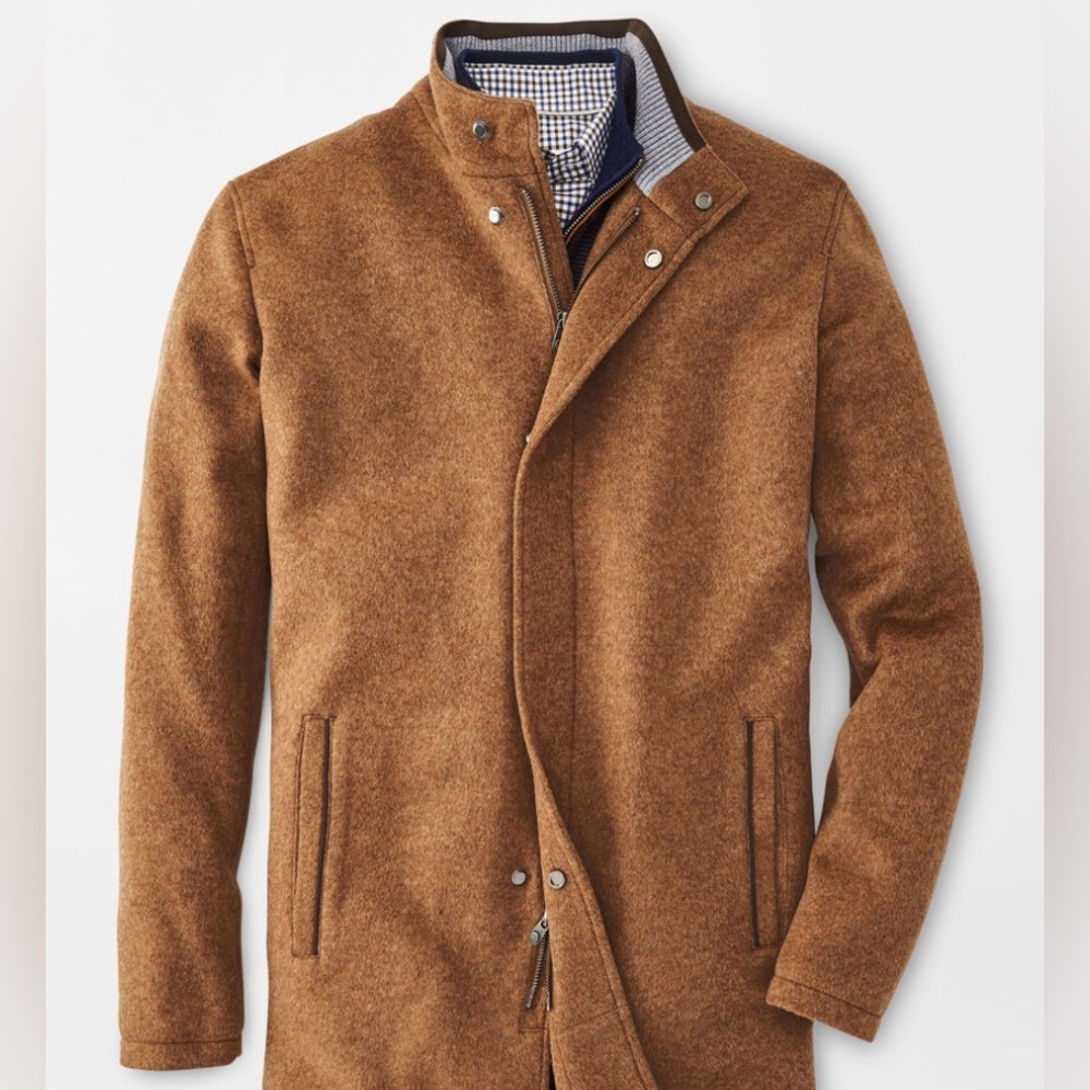 Peter Millar Crown Flex City Coat Tan (Size L)